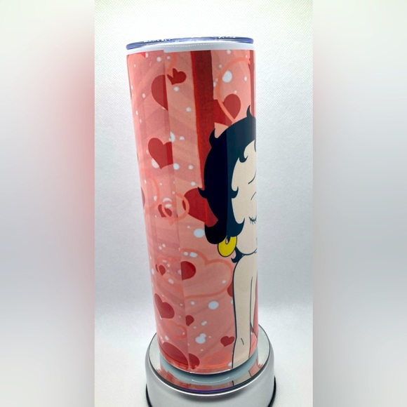 HANDMADE BETTY BOOP 20OZ SKINNY TUMBLER - Picture 10 of 10